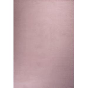 Tapis uni à poils longs et doux lavable  - Rose - 120x160 c…