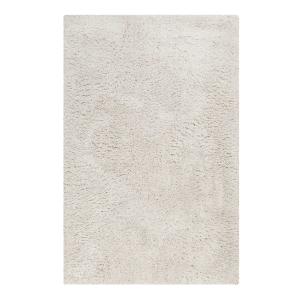 Tapis uni blanc beige  100% de matière recyclée 160x225