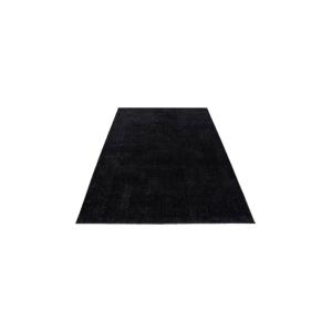 Tapis uni contemporaine en polypropylène anthracite 120x170