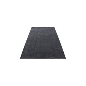 Tapis uni contemporaine en polypropylène gris 120x170