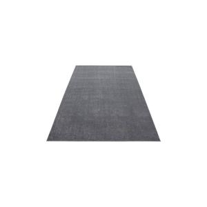 Tapis uni contemporaine en polypropylène gris clair 120x170