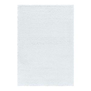 Tapis uni design en polyester blanc 120x170