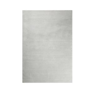 Tapis uni design en polyester gris clair 120x170