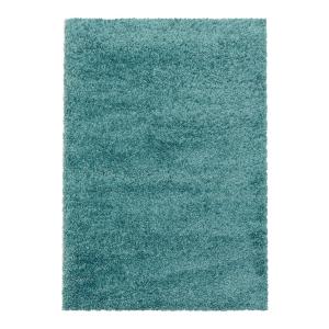 Tapis uni design en polypropylène vert d'eau 80x150