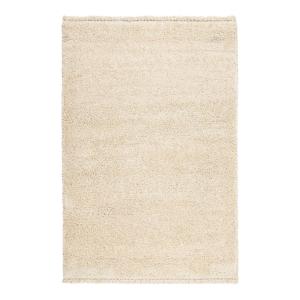 Tapis uni  en polypropylène crème 80x400