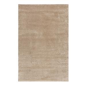 Tapis uni intemporel beige sable pour salon/chambre 200x133