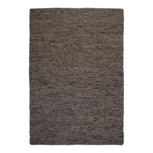 Tapis uni naturel en laine graphite 120x170