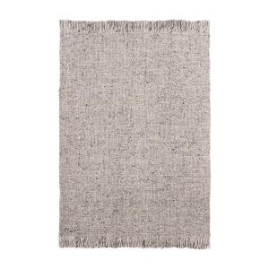 Tapis uni naturel en laine gris 120x170