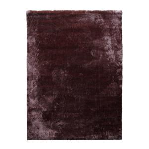 Tapis uni tout doux marron foncé  160x220