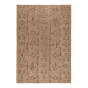 Tapis uni vintage en polypropylène noir 120x170