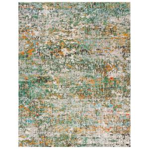Tapis Vert/Turquoise/Multicolore 244 X 305 cm