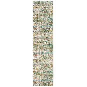 Tapis Vert/Turquoise/Multicolore 66 X 183 cm