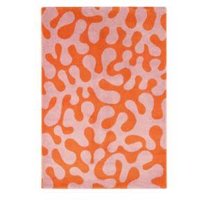 Tapis vintage à motif abstrait - 160x230cm Rose Polypropylè…