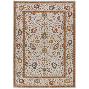 Tapis vintage beige/terracotta 140x200 cm
