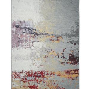 Tapis  vintage gris multicolore 160x230