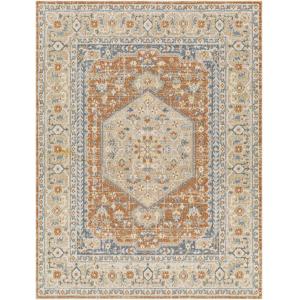Tapis Vintage Lavable en Machine Orange/Jaune 200x275