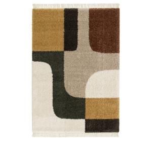 Tapis vintage motif géométrique - 200x290cm Multicolore Pol…