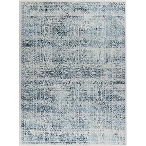 Tapis Vintage Oriental Bleu/Blanc 120x170