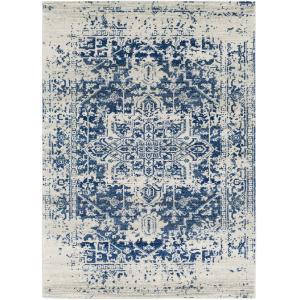 Tapis Vintage Oriental Bleu/Blanc 160x220