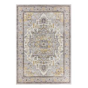 Tapis vintage oriental jaune 120x160 cm