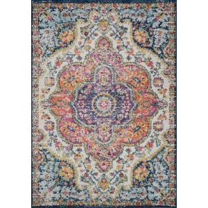 Tapis Vintage Oriental Multicolore/Rose 160x230