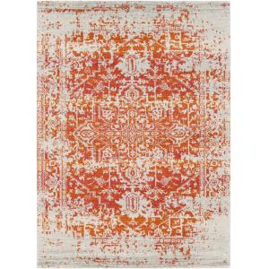 Tapis Vintage Oriental Orange/Blanc 160x220