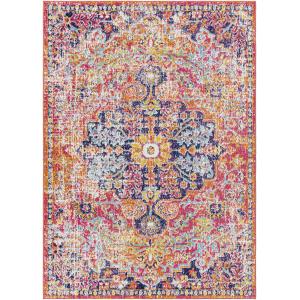 Tapis Vintage Oriental Orange/Bleu 120x170