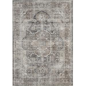 Tapis vintage salon, gris, 160 x 230 cm
