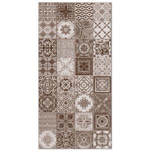 Tapis vinyle carreaux ciments nijar brun 140x200cm