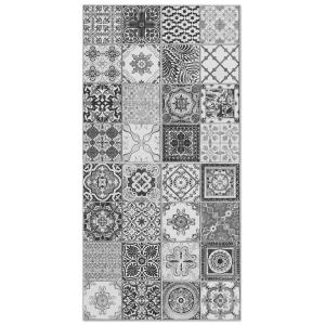 Tapis vinyle carreaux ciments nijar gris 100x140cm