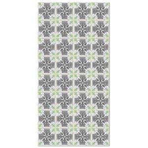 Tapis vinyle carreaux ciments salamanque vert 120x160cm