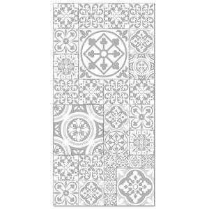 Tapis vinyle carreaux ciments talavera gris 140x200cm