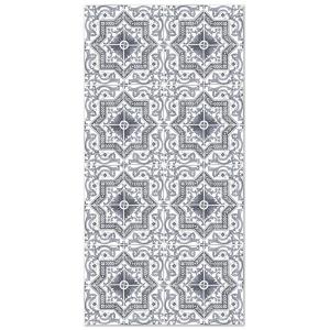 Tapis vinyle carreaux ciments tolédo gris 100x140cm