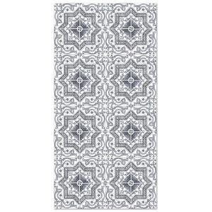 Tapis vinyle carreaux ciments tolédo gris 60x200cm