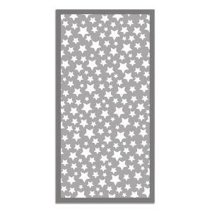 Tapis vinyle étoiles gris 120x160cm