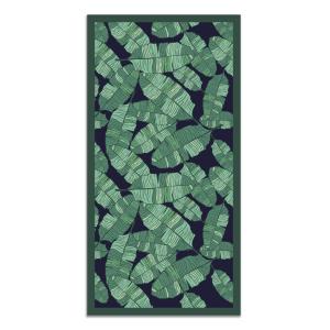 Tapis vinyle feuille de bananier 120x170cm