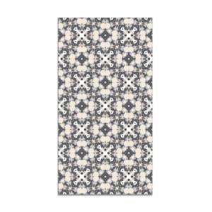Tapis vinyle hydraulique type oriental gris 120x170cm