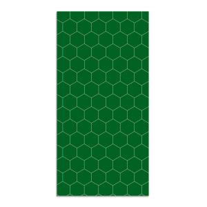 Tapis vinyle mosaïque hexagones verte 120x160cm