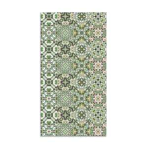 Tapis vinyle tuile hydraulique orientale vert 120x170cm