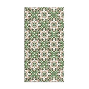 Tapis vinyle tuile mosaïque vert 120x170cm
