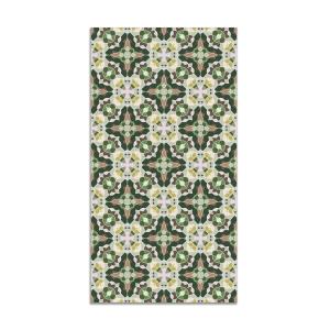 Tapis vinyle tuile style oriental vert 120x170cm