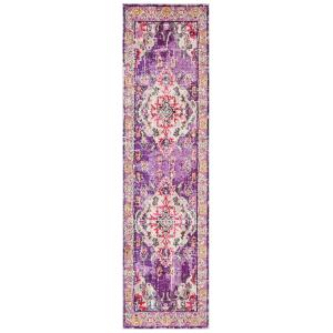 Tapis violet / fuchsia 66 x 183 cm