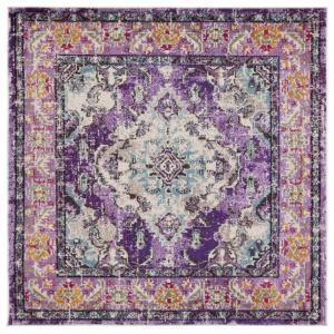 Tapis Violet / Light Blue 122 X 122 cm