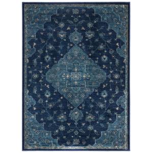 Tapis Viscose Bleu 99 X 140 cm