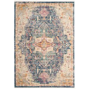 Tapis Viscose Bleu/Violet 152 X 244 cm