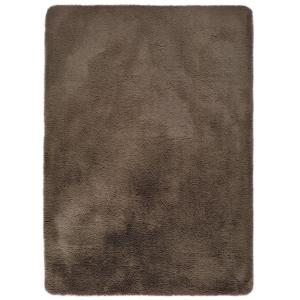 Tapis vison marron, 140x200 cm