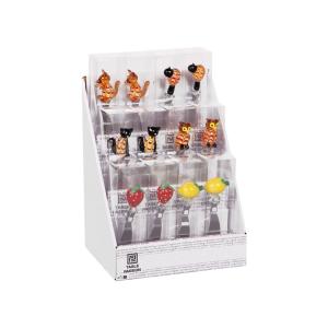 Tartineur   12 cm (1 modèle aléatoire) multicolore en verre…