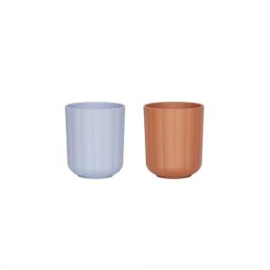 Tasse bleu 7xH8.5cm