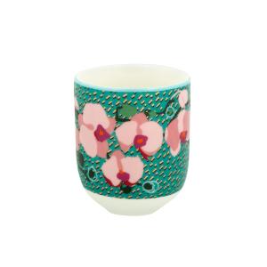 Tasse  bleu turquoise porcelaine 7 x 0 x 8 cm