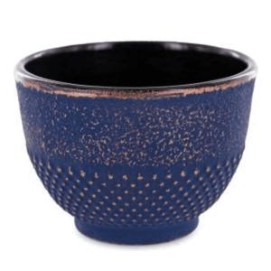 Tasse en fonte bleu et bronze 0,15 L